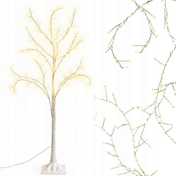 Dekorační Stromek 180LED 150 CM Bílý Luca Edelman