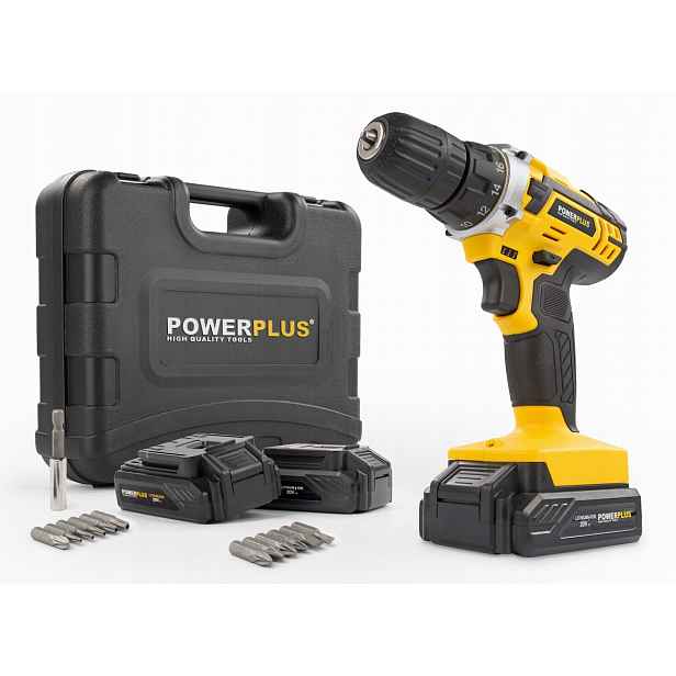 Powerplus POWX00501 Aku šroubovák vrtačka 20V Li-ion 3BAT