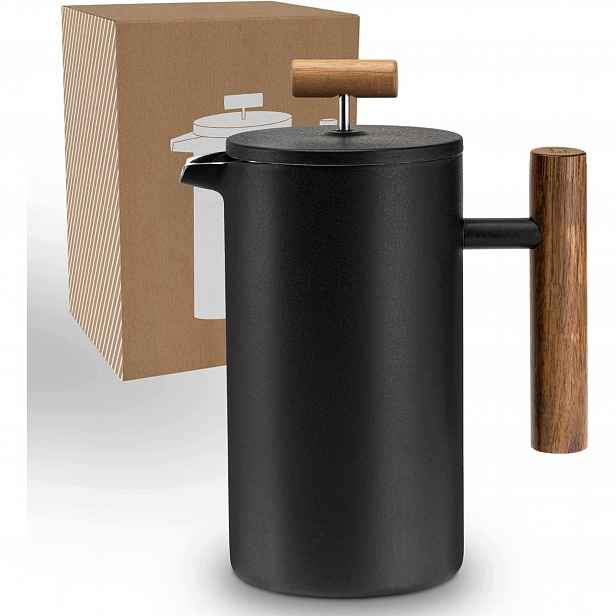 Termický French Press z nerezové oceli, 0,6 l, kávovar