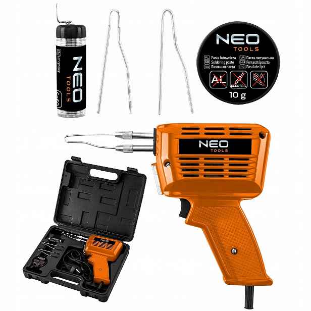 Transformátorová Pájka 150W Neo Tools 19-151 Kufr Groty Set