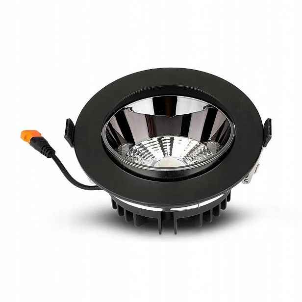 V-tac Svítidlo downlight Samsung Chip 30W černá, výklopné VT-2-33 6400K