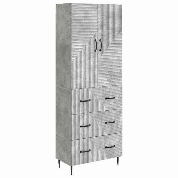 vidaXL Sada skříněk 2 ks 66 x 34,5 x 90 cm Kompozitní dřevo