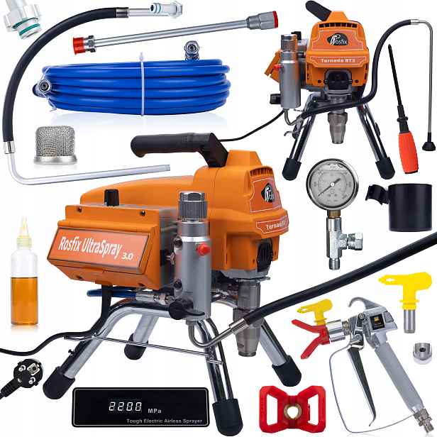 Profesionální Hydrodynamický Malířský Agregát 2200W Rosfix Tornado RT3 Hq