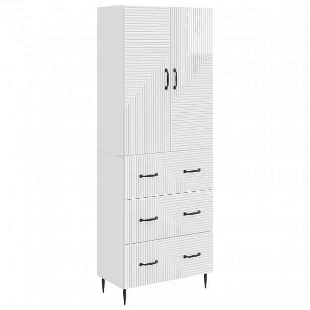 vidaXL Sada skříněk 2 ks 66 x 34,5 x 90 cm Kompozitní dřevo