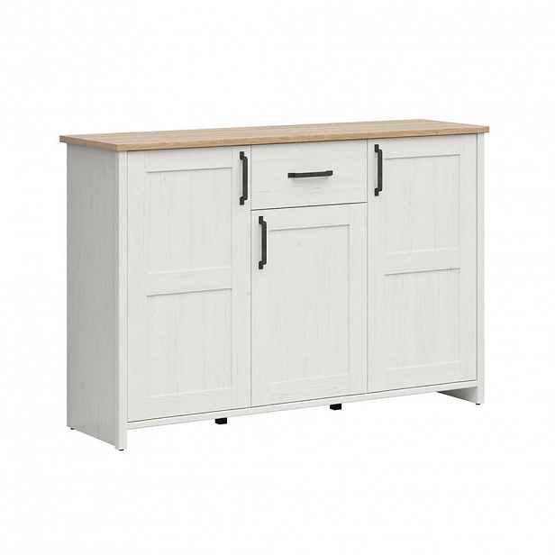 Petits-meubles SIDEBOARD Aksel Bílá a dřevo