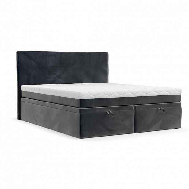 AltaBeds POSTEL BOXSPRING ZALLA 200/200 Antracitová