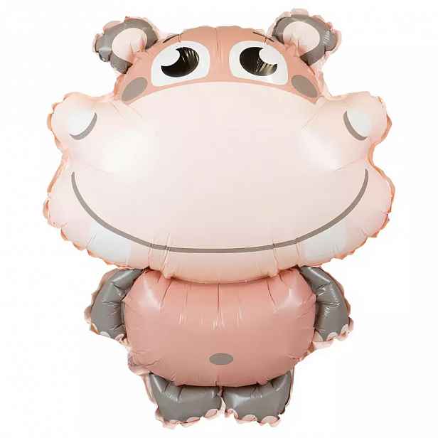 Nafukovací balón zoo  hroch 62cm/47cm