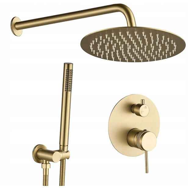 Podomítkový Set Lungo Grip Zlatý Kartáč Box