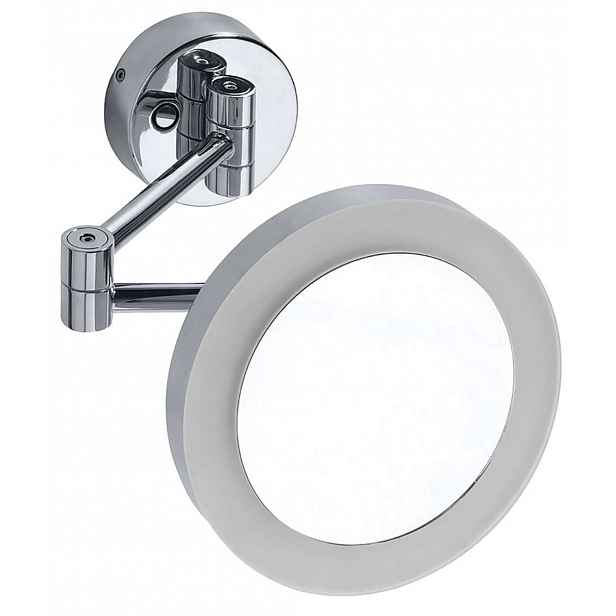Sapho X-Round - Kosmetické nástěnné zrcátko s LED osvětlením, chrom XR016