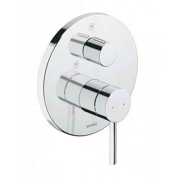 Duravit Circle - Baterie pod omítku, pro 2 spotřebiče, chrom CE4210012010