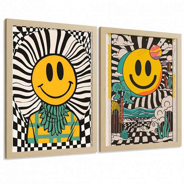 Nacnic PLAKAT Sada 2 Emoji A3 bez rámu