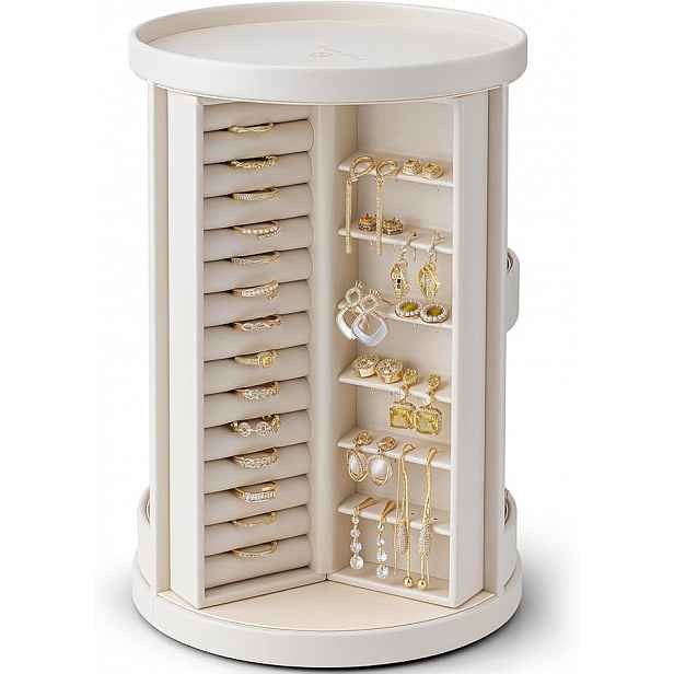 Organizér, Stojan Na Kosmetiku, Štětce, Make-up, Šperky, Otočný