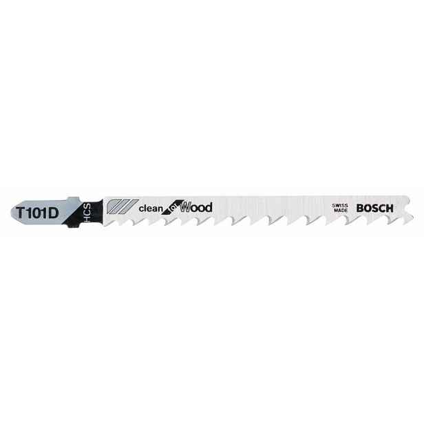 Plátek pilový Bosch T 101 D Clean for Wood 25 ks