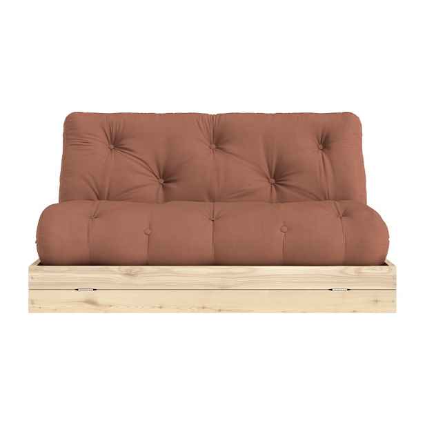 Rozkládací pohovka v cihlové barvě/v terakotové barvě 145 cm Flip – Karup Design