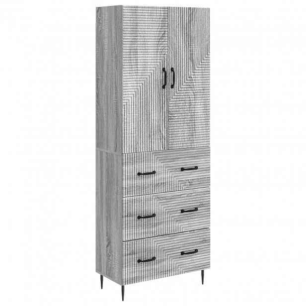 vidaXL Sada skříněk 2 ks 66 x 34,5 x 90 cm Kompozitní dřevo