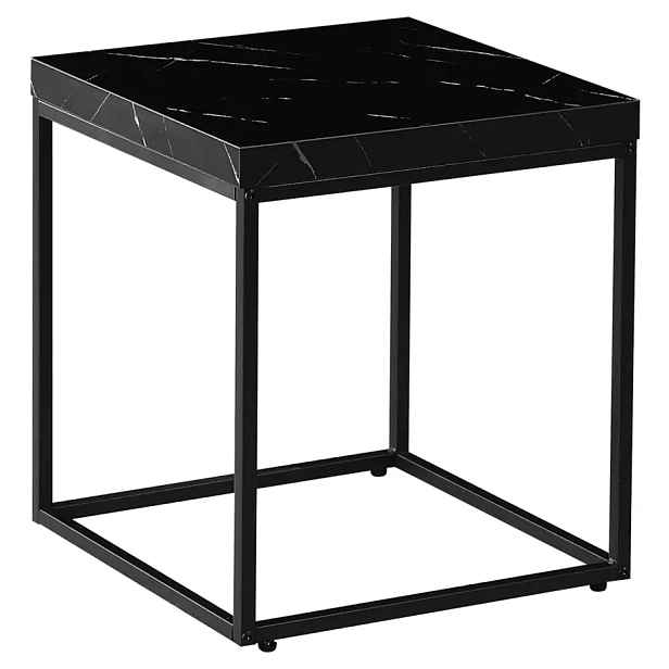 Autronic Konferenční stolek CT-V2004 BK - mramor