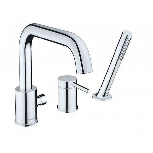 Duravit Circle - Baterie na okraj vany, 3-otvorová instalace, chrom CE5260000010