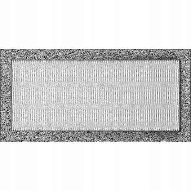 Ventilační mřížka 22x45 černo-stříbrná