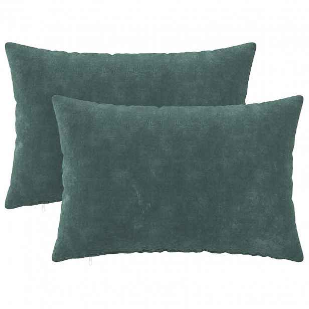 vidaXL Povlak na polštář 2 pcs HEERLEN Mořsky modrá 30 x 50 cm