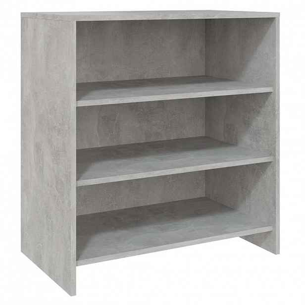 vidaXL Příborník betonově šedý 70 x 40,5 x 75 cm kompozitní dřevo