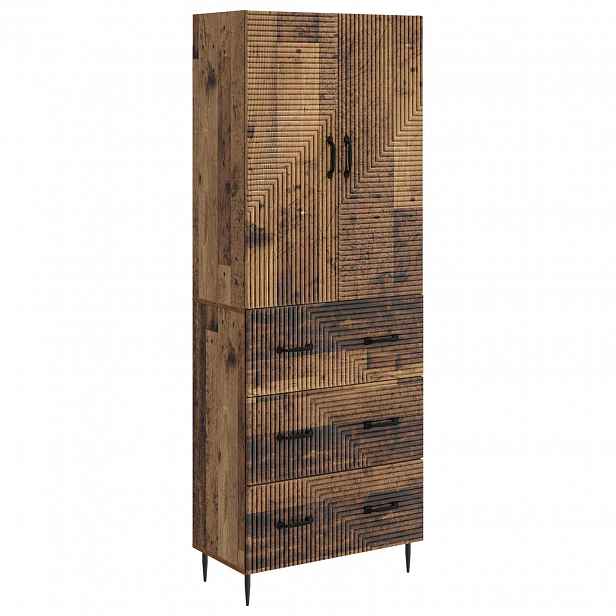 vidaXL Sada skříněk 2 ks 66 x 34,5 x 90 cm Kompozitní dřevo