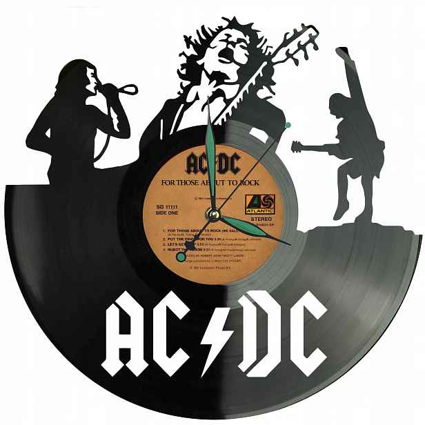 Ac-dc Acdc/dc Nápad na Dárek Nástěnná Dekorace z vinylové desky