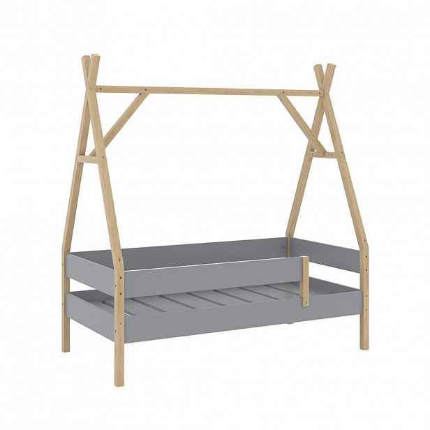 VitaliSpa DĚTSKÁ POSTEL Bali Šedá 80x160 cm