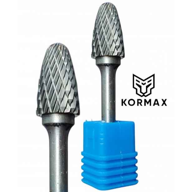 Fréza 14 mm plamenový rotační pilník Rbf 14x25x67x6 mm z karbidu Kormax