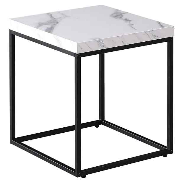 Autronic Konferenční stolek CT-V2004 WT - mramor