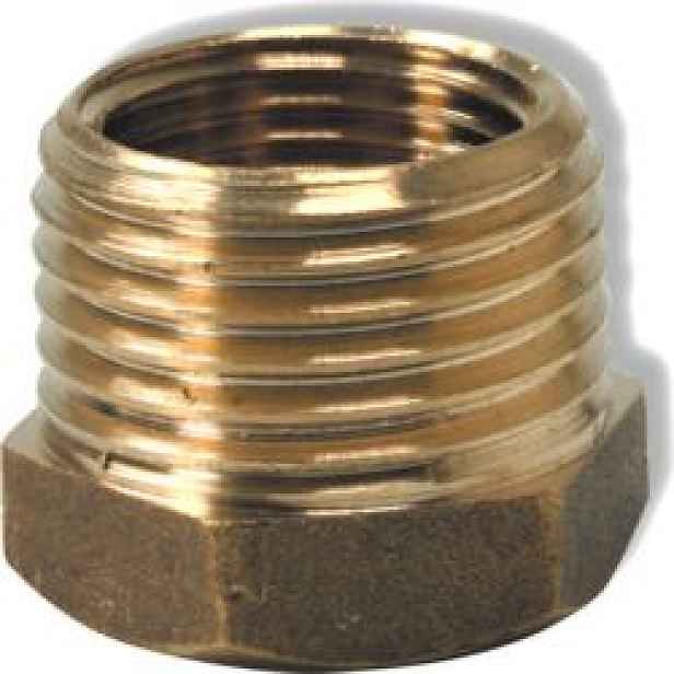 Ferro Mosazná redukce 3/4"x1/2" (vnější závit/vnitřní závit) - standardní