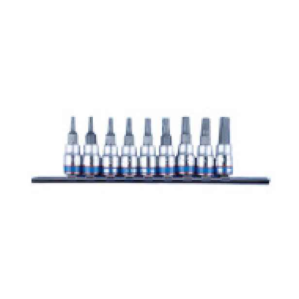 Hlavice 1/4" Torx "T" 9dílná sada King Tony 2109PR