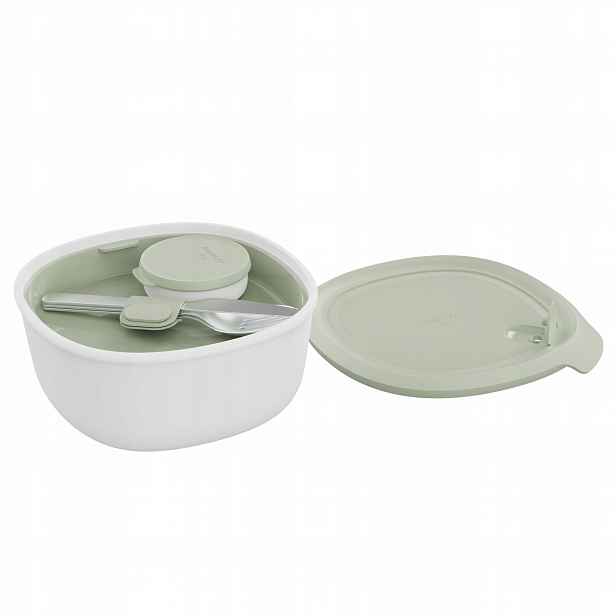 Lunchbox BergHoff nádoba na jídlo na oběd s příborem Leo 1600 ml blu