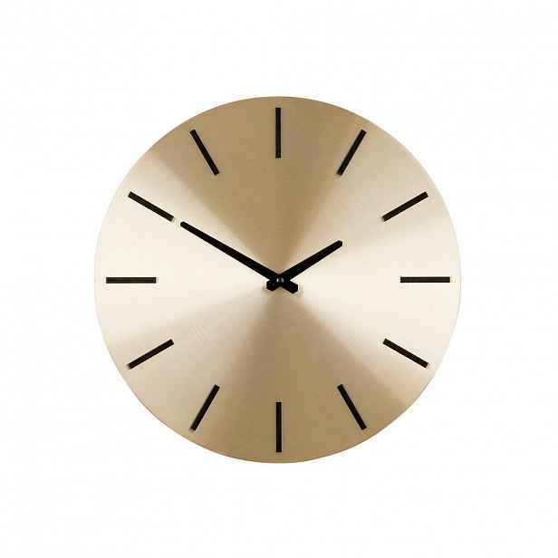 NÁSTĚNNÉ HODINY barvy zlata 35,5 cm