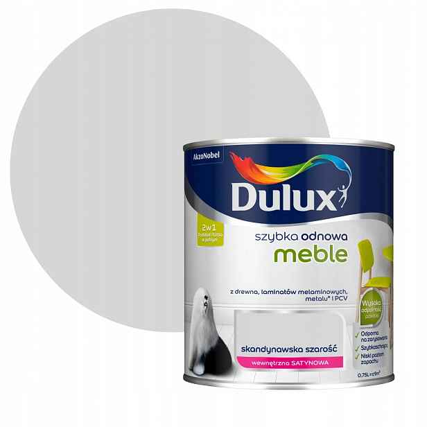 Dulux Rychlá Obnova Nábytek Skandinávská šedá 0,75L