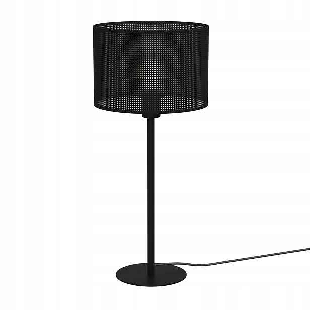 Loftová stolní lampa černá síťovaná stínidlo do obývacího pokoje ložnice 56 Luminex