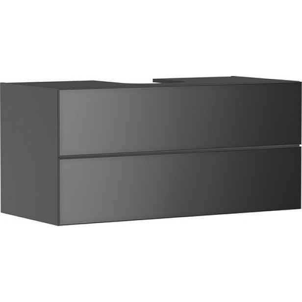 Skříňka pod umyvadlo pod desku Hansgrohe Xevolos E 118x55,5x55 cm břidlicová matná šedá mat 54195770