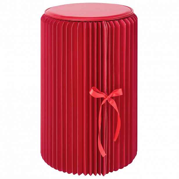 Ambia Home TABURET, plast, papír, kompozitní dřevo, 32/50 cm