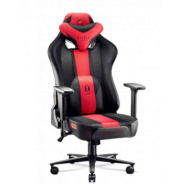 Diablo Chairs - Herní křeslo Diablo X-Player 2.0 Normal: Karmínově-antracitová