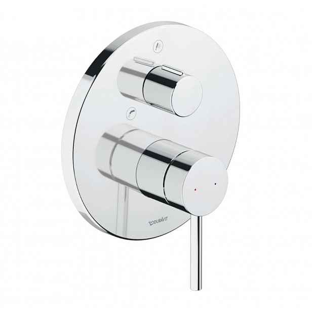 Duravit Circle - Baterie pod omítku, pro 2 spotřebiče, chrom CE5210012010