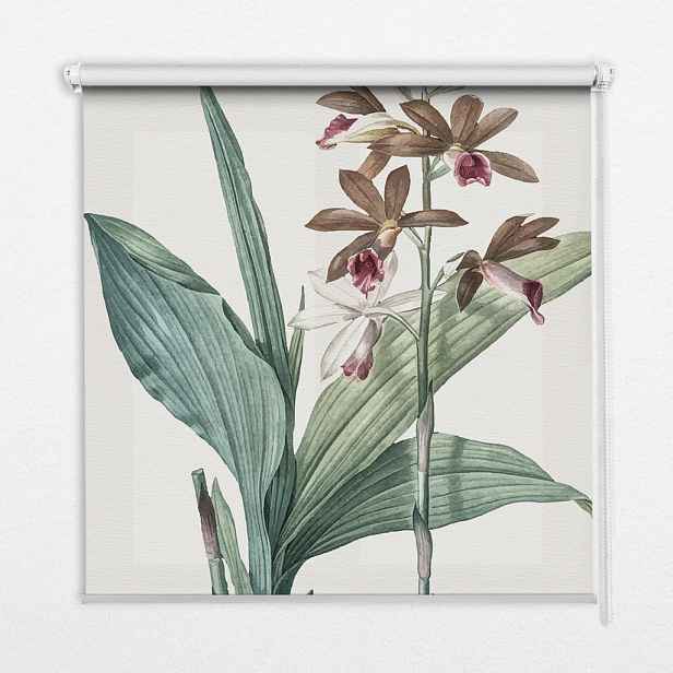 TULUP VNITŘNÍ roleta - okenní roleta - roleta - 70x140 cm - Květ