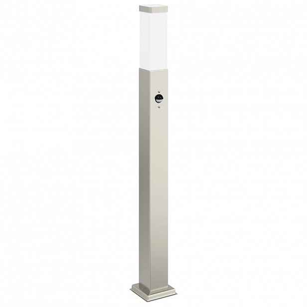 vidaXL Sloupkové svítidlo se senzorem 80 cm nerezová ocel IP44