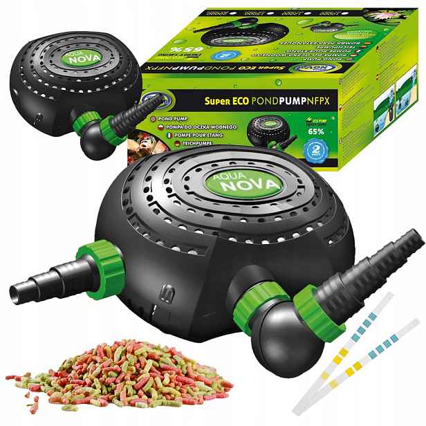 Aqua Nova Energeticky úsporná pumpa do jezírka 14 W NFPX-3500 l/h Bonus