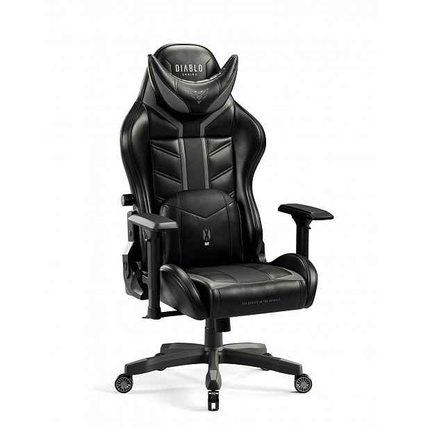 Diablo Chairs - Herní křeslo Diablo X-Ray Normal: černo-šedé