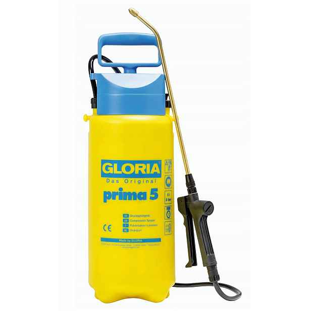 Ruční postřikovač Gloria 5 l Velký objem 5 l Ideální pro zahradu