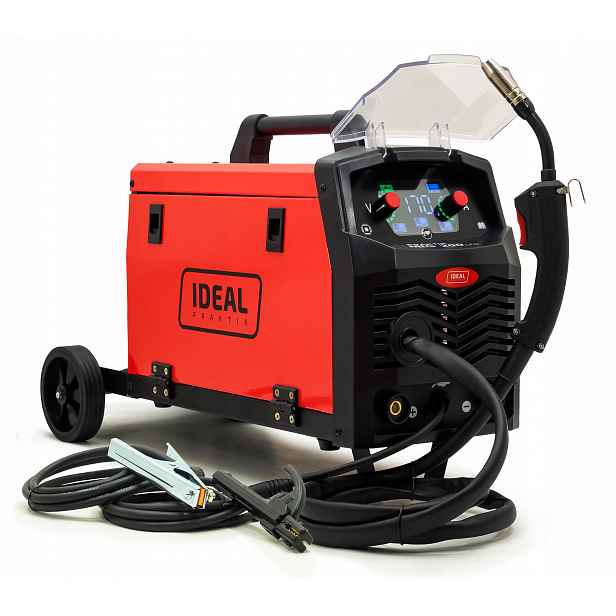 Svařovací Stroj Ideal Praktik Mig 200 Synergic Led Migomat 200A 60% Mma Poloautomat