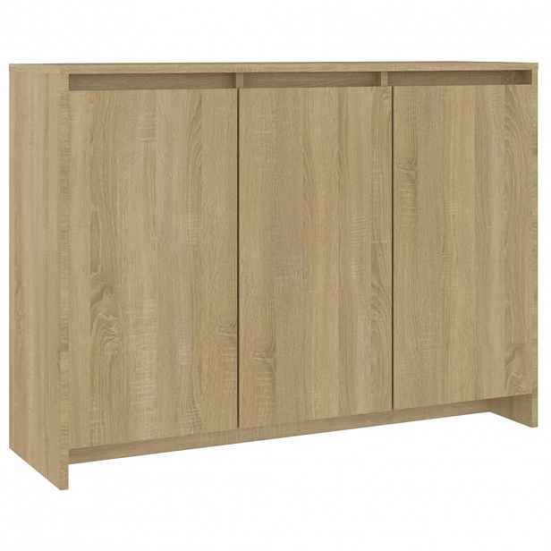 vidaXL Příborník dub sonoma 102 x 33 x 75 cm kompozitní dřevo