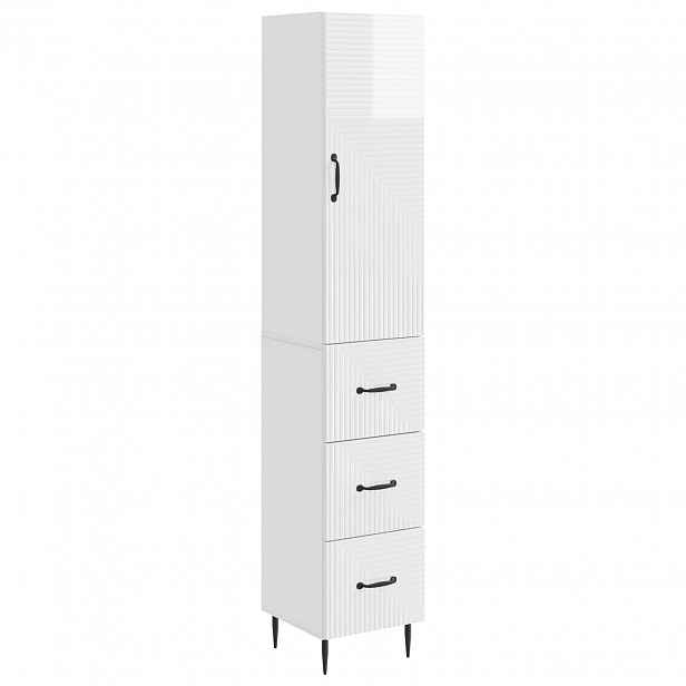 vidaXL Sada skříněk 2 ks 33 x 34,5 x 90 cm Kompozitní dřevo
