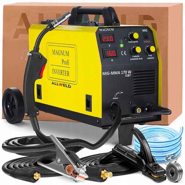 Invertorová Svářečka Magnum Mig 170W Mma 230V 160A Pro Ocel A Hliník