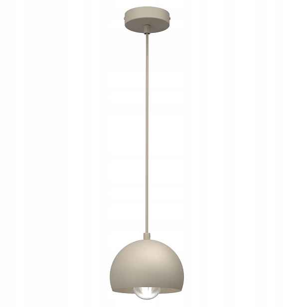 Luminex Sool závěsná lampa béžová kopule 1xE27 IP20 15 cm 110 cm