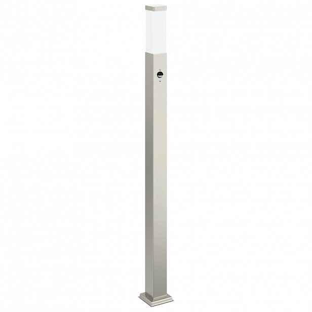 vidaXL Sloupkové svítidlo se senzorem 110 cm nerezová ocel IP44